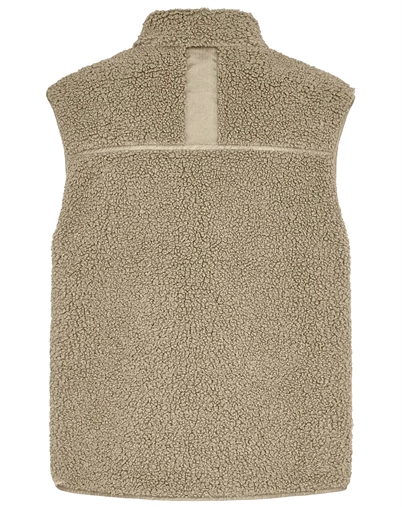 Mos Mosh - MMRowe Teddy Waistcoat - Savannah Tan